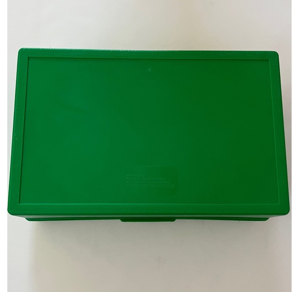 Sterling Plastic Vintage 1988 Green School Box Plastic Pencil Case - Picture 3 of 5
